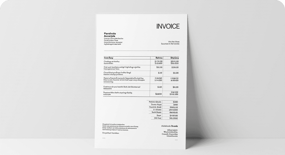 Invoice payments and FEA payments