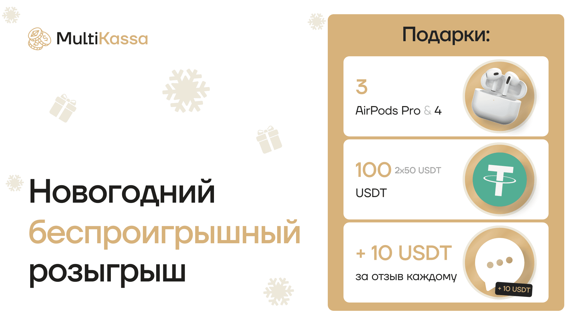 Новогодний беспроигрышный розыгрыш